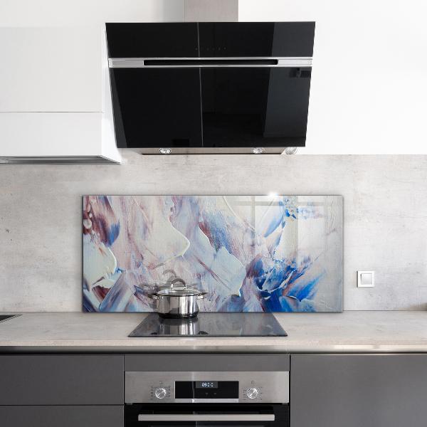 Pannello paraschizzi cucina Astrazione della vernice di struttura