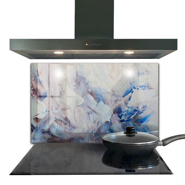 Pannello paraschizzi cucina Astrazione della vernice di struttura