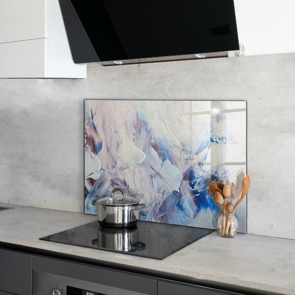 Pannello paraschizzi cucina Astrazione della vernice di struttura