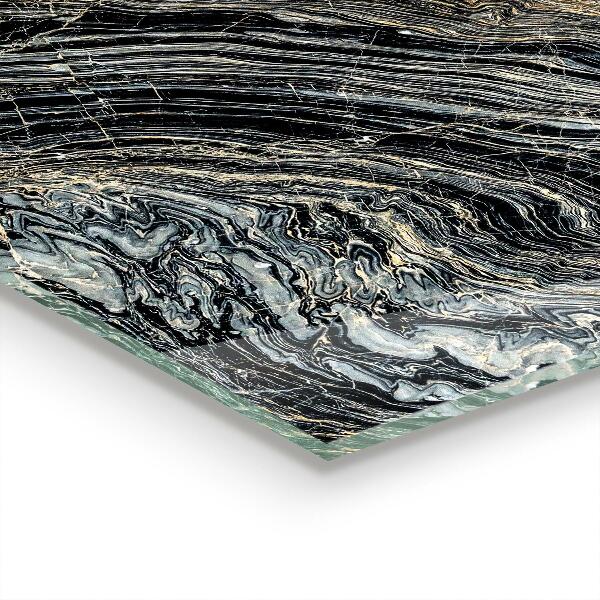 Pannello paraschizzi cucina Struttura del granito di marmo