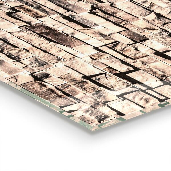 Pannello paraschizzi cucina Mattone di pietra naturale