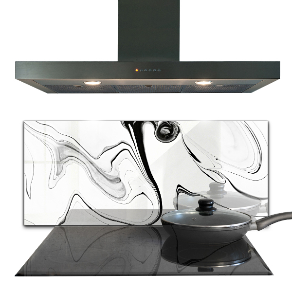 Pannello paraschizzi cucina Acquerello monocromatico