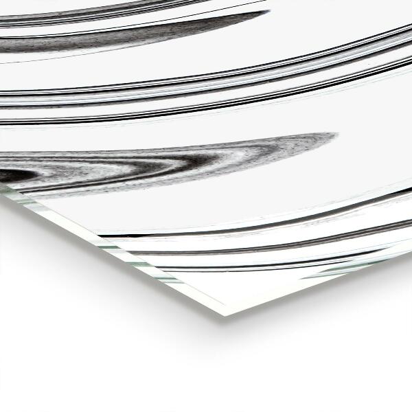 Pannello paraschizzi cucina Acquerello in bianco e nero