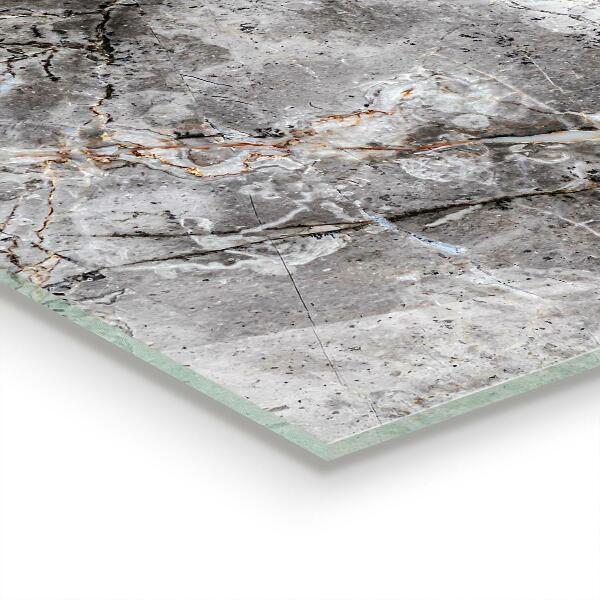Pannello paraschizzi cucina Pietra di marmo granito grigio