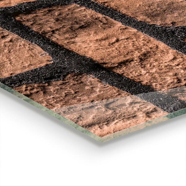 Pannello paraschizzi cucina Muro di mattoni naturali