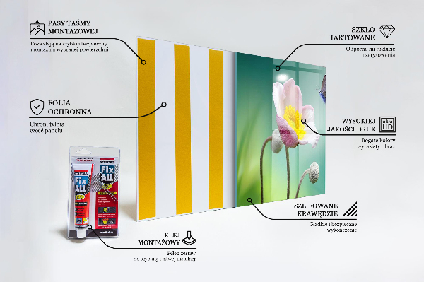 Pannello retrocucina Fiore di farfalla del prato estivo