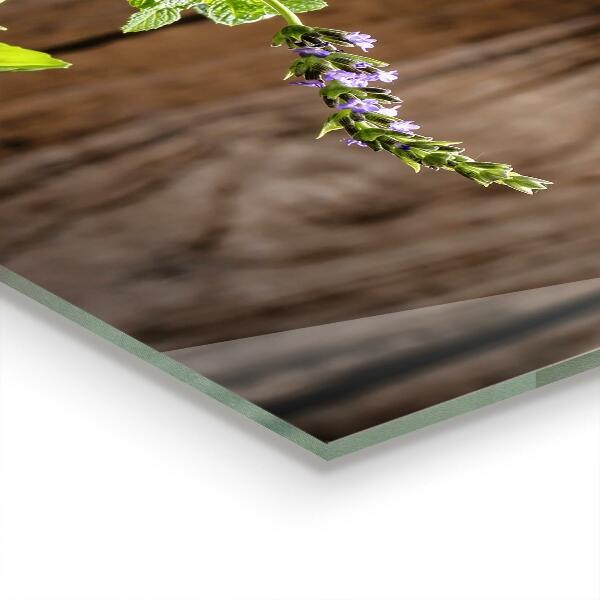 Pannello paraschizzi cucina Spezie per mortaio di pietra