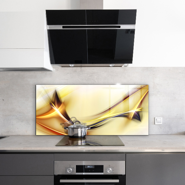 Pannello paraschizzi cucina Astrazione delle onde energetiche