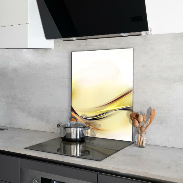 Pannello paraschizzi cucina Astrazione delle onde energetiche