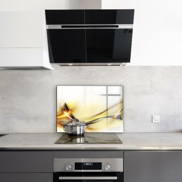 Pannello paraschizzi cucina Astrazione delle onde energetiche
