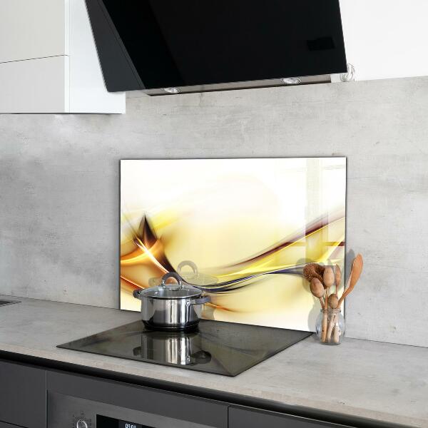 Pannello paraschizzi cucina Astrazione delle onde energetiche