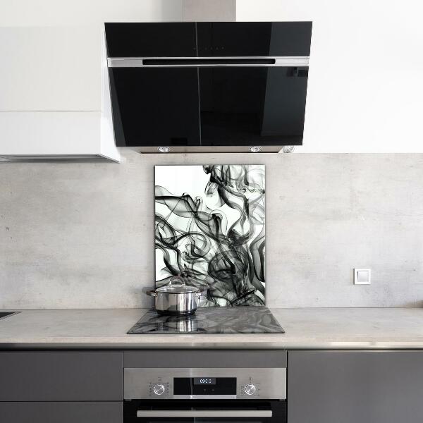 Pannello paraschizzi cucina Nastri di astrazione del fumo