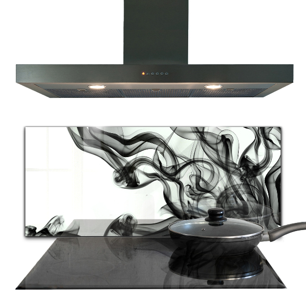 Pannello paraschizzi cucina Nastri di astrazione del fumo