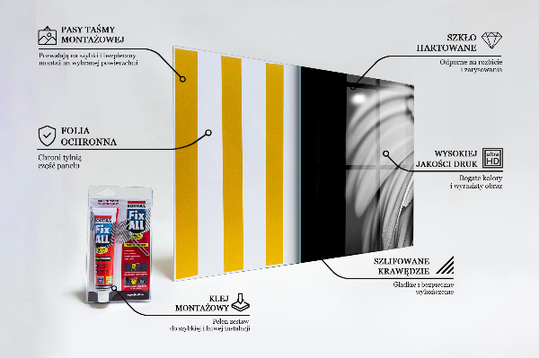 Pannello paraschizzi cucina Gerber foto in bianco e nero