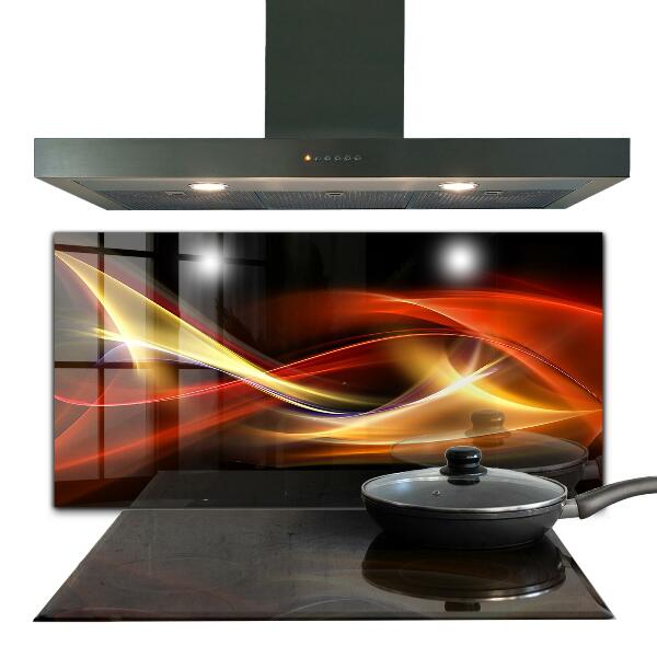 Pannello paraschizzi cucina Energia vibrante astratta