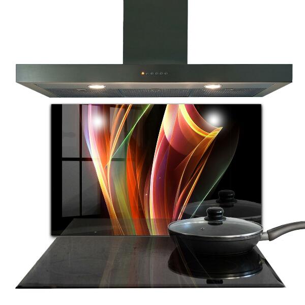 Pannello paraschizzi cucina Astrazione delle onde energetiche
