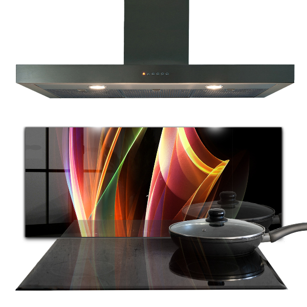 Pannello paraschizzi cucina Astrazione delle onde energetiche