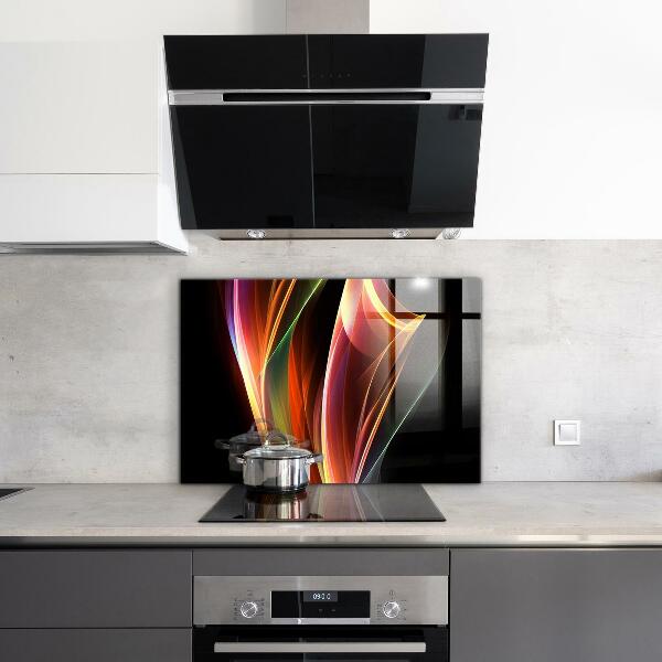 Pannello paraschizzi cucina Astrazione delle onde energetiche