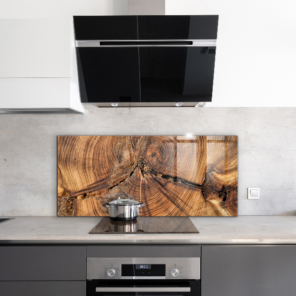 Pannello paraschizzi cucina Struttura del tronco