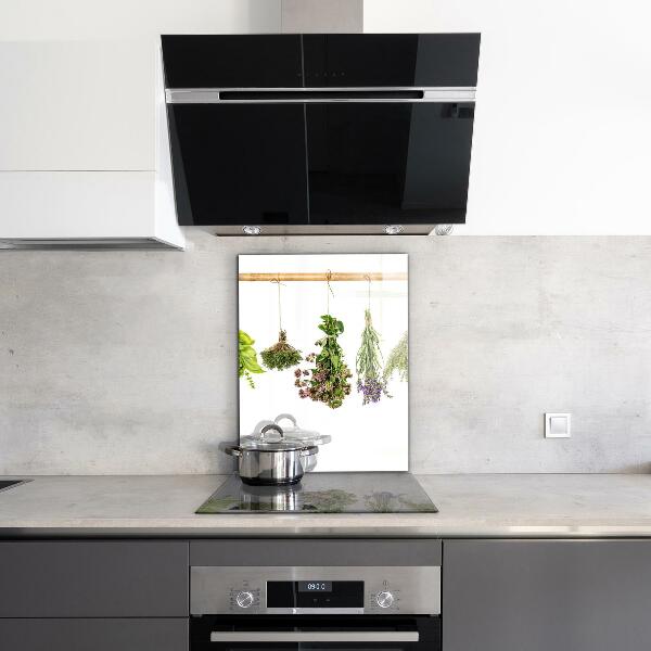 Rivestimento parete cucina Dieta sana con erbe secche