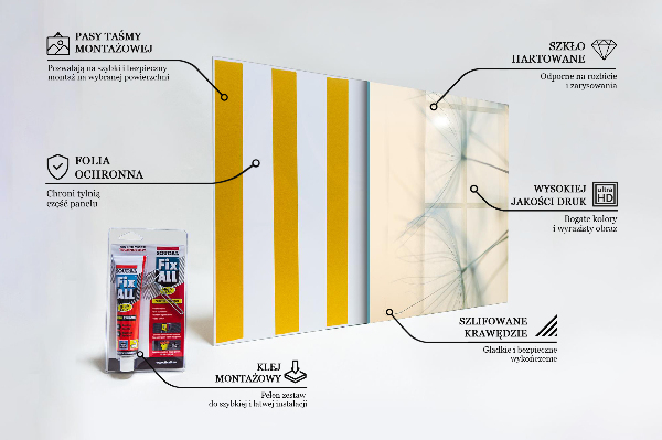 Pannello paraschizzi cucina Bellissimo dente di leone delicato