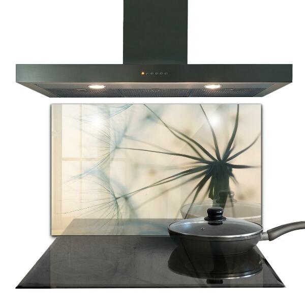 Pannello paraschizzi cucina Bellissimo dente di leone delicato