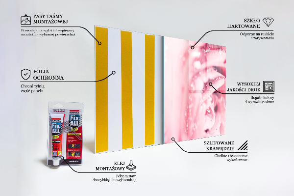 Pannello paraschizzi cucina Fiore delicato rosa