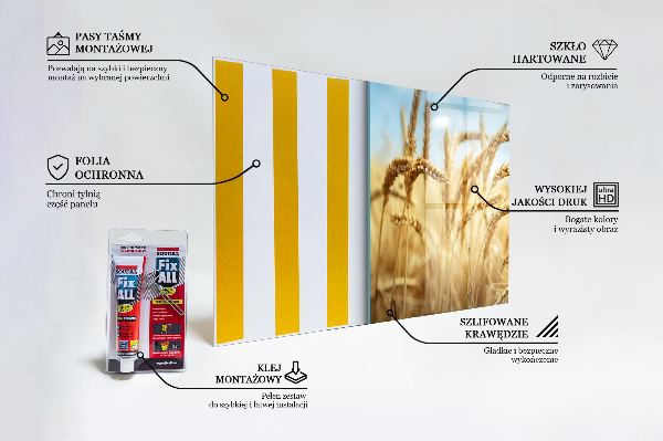 Pannello paraschizzi cucina Doni di grano di madre natura