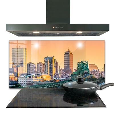 Pannello paraschizzi cucina Boston, massachusetts