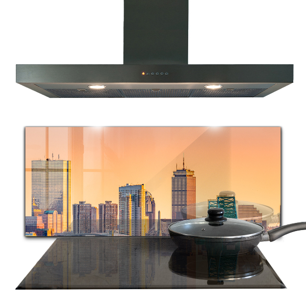 Pannello paraschizzi cucina Boston, massachusetts