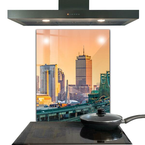 Pannello paraschizzi cucina Boston, massachusetts