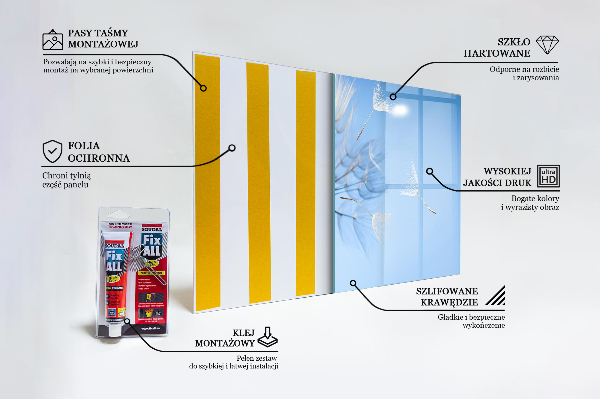 Pannello paraschizzi cucina Denti di leone delicati