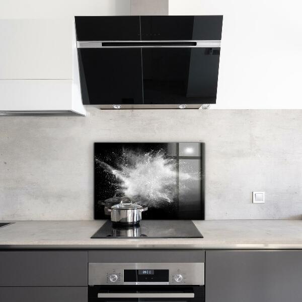 Pannello paraschizzi cucina Astrazione di esplosione di polvere