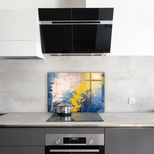 Pannello paraschizzi cucina Vernice colorata astratta