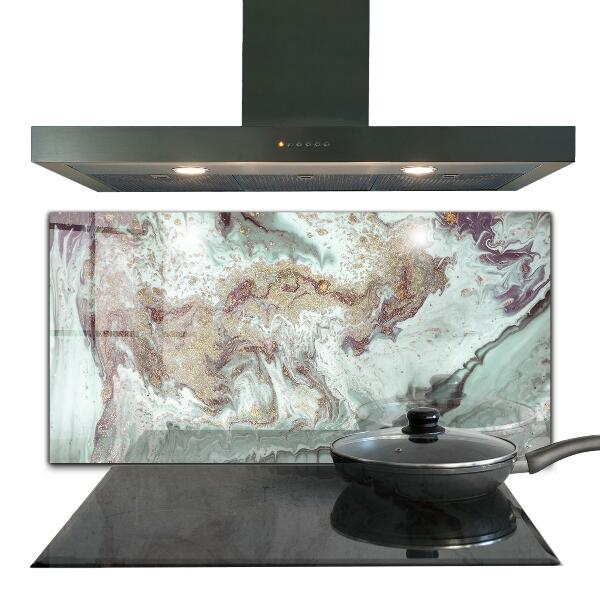 Pannello paraschizzi cucina Struttura di pietra di marmo