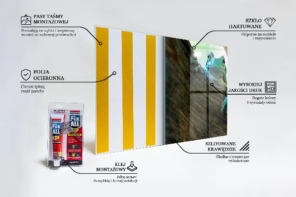 Pannello paraschizzi cucina Ritratto di rana africana