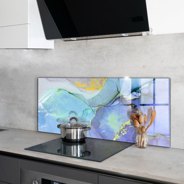 Pannello paraschizzi cucina Astrazione dell'energia blu