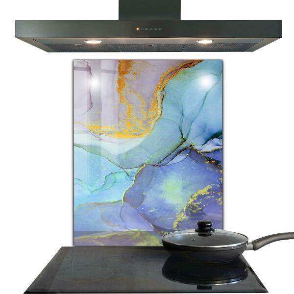 Pannello paraschizzi cucina Astrazione dell'energia blu