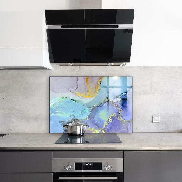 Pannello paraschizzi cucina Astrazione dell'energia blu