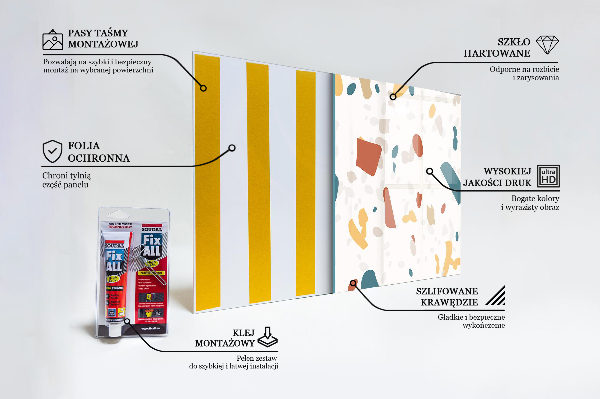 Pannello schienali cucina Pietra del terrazzo