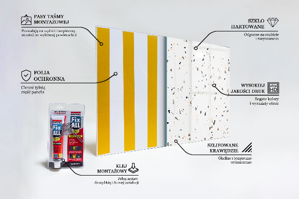 Pannello schienali cucina Delicato terrazzo terrazzo