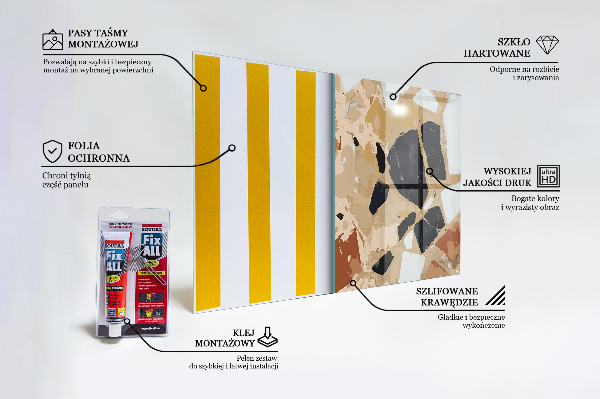 Pannello schienali cucina Pietra naturale del terrazzo