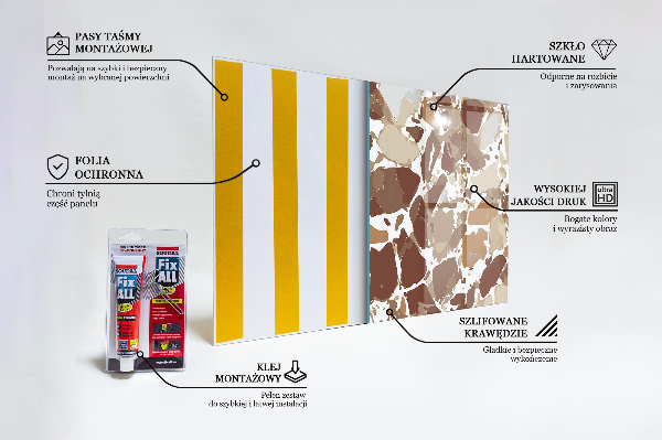 Pannello schienali cucina Pietra naturale del terrazzo