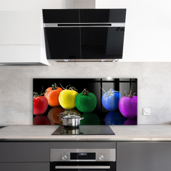 Rivestimento parete cucina Pomodori succosi colorati