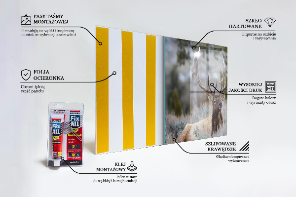 Pannello paraschizzi cucina Fauna selvatica dei cervi