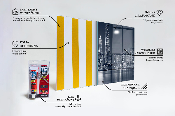 Pannello rivestimento parete cucina Ponte di brooklyn manhattan