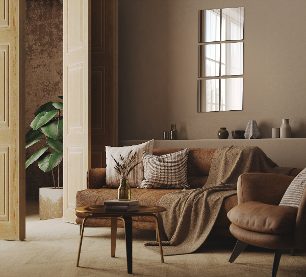 Specchio piastrelle 6 pz 30x16 cm