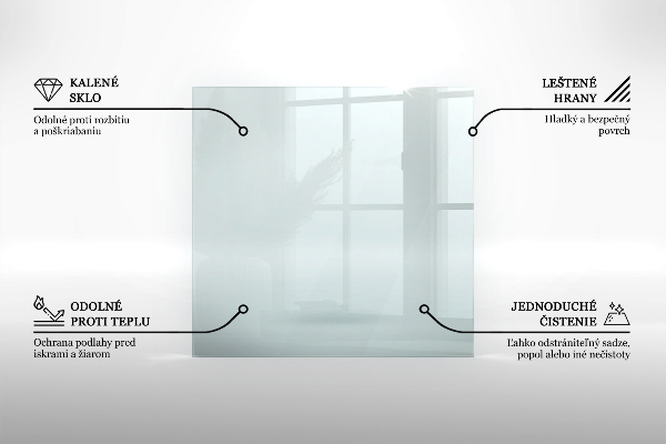 Vetro sotto stufa 50x50 cm
