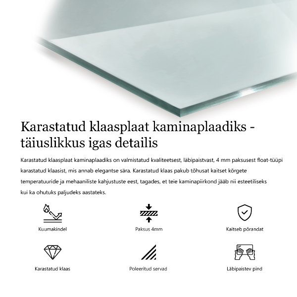 Vetro sotto stufa 60x60 cm