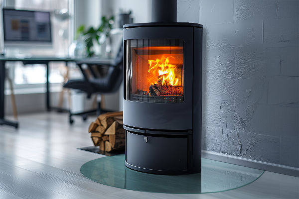 Vetro sotto il camino 80x70 cm